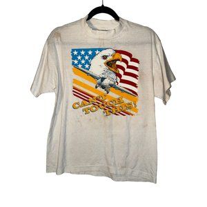 Vintage USA Shirt Cant Touch This Eagle and Fighter Jet